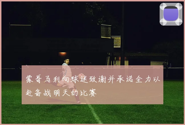 蒙哥马利向球迷致谢并承诺全力以赴备战明天的比赛